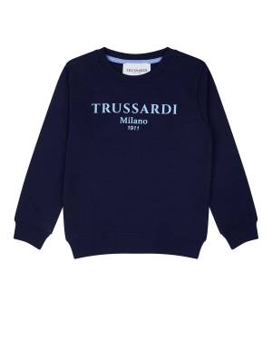 FELPA TRUSSARDI TBP25004FE BLUE NAVY