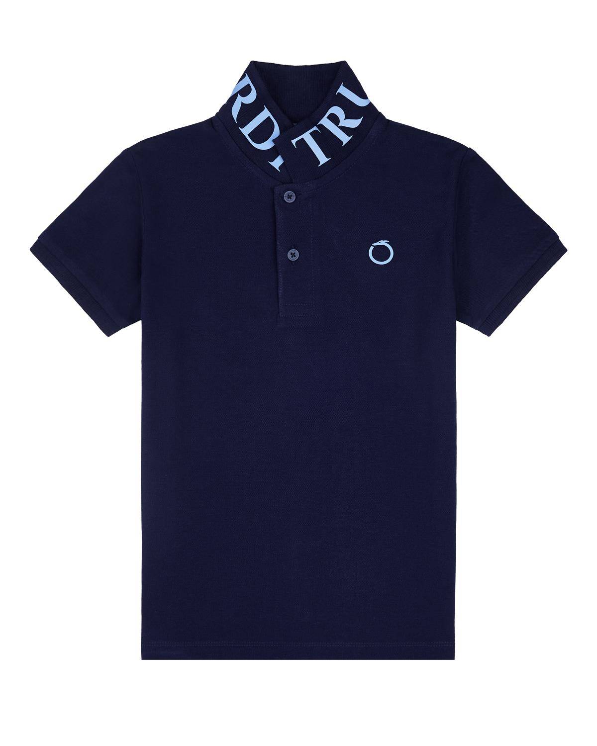 POLO TRUSSARDI TBP25006PO BLUE NAVY-0
