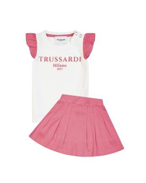 COMPLETO TRUSSARDI TIP25006CJ WHITE ROSE