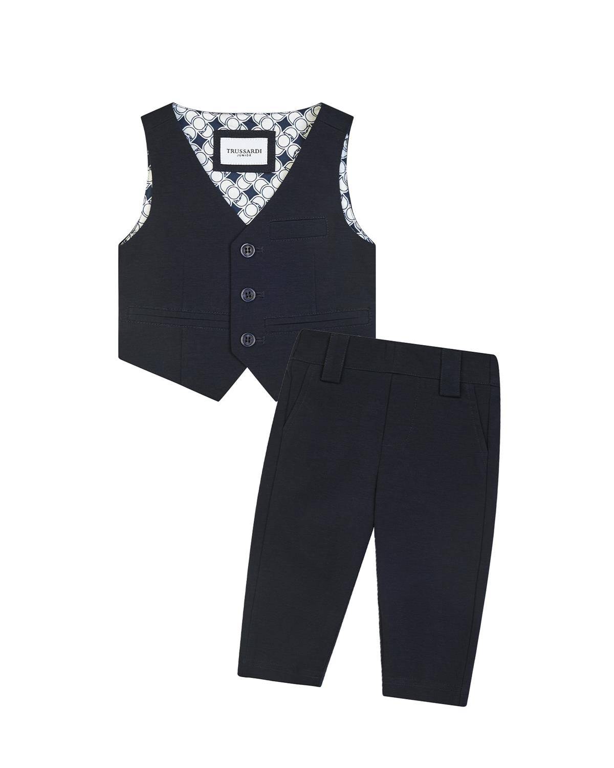 COMPLETO TRUSSARDI TIP25048JP BLUE NAVY-0