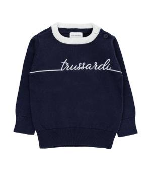 MAGLIA TRUSSARDI TIP25050MA BLUE NAVY