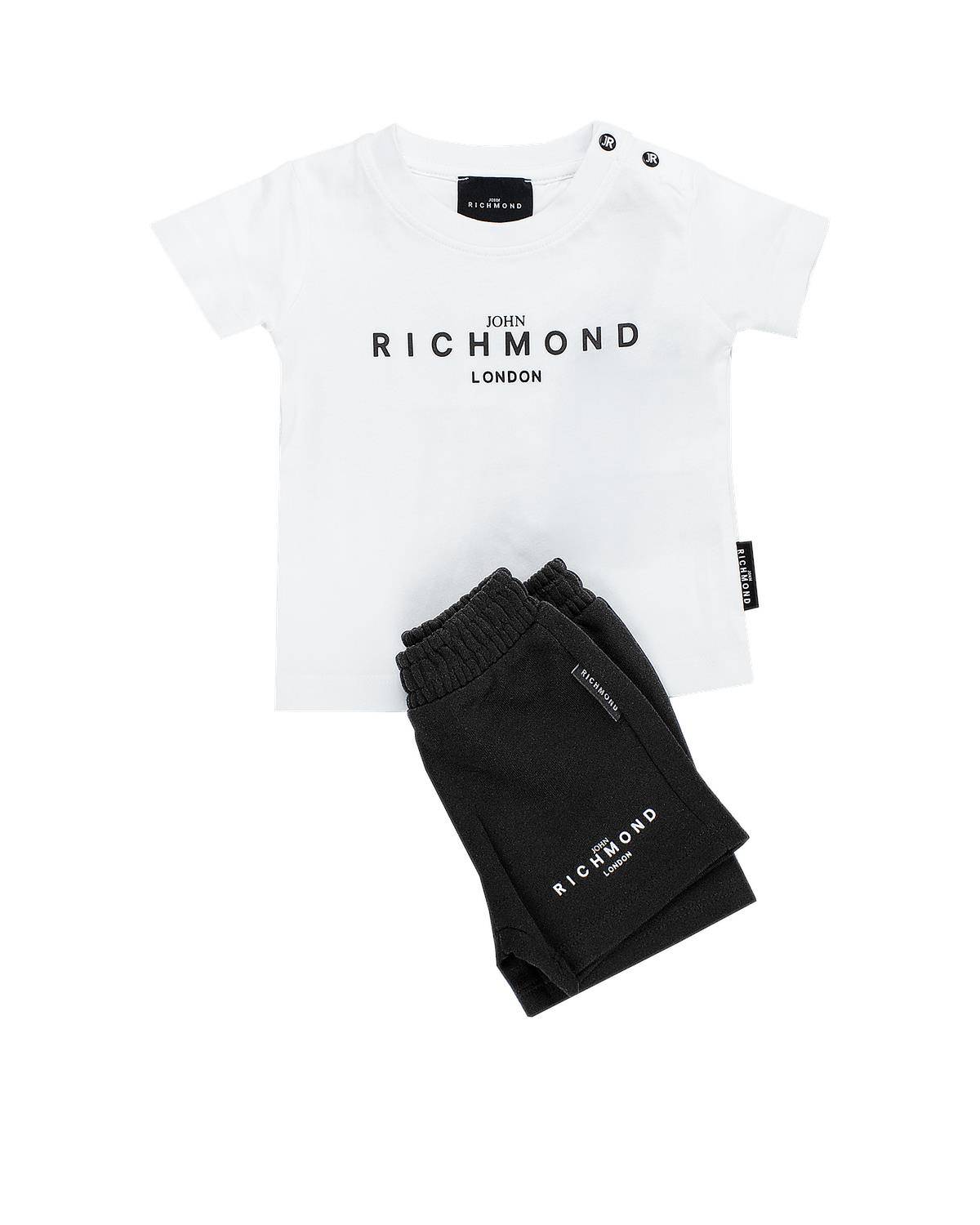 COMPLETO JOHN RICHMOND RIP25018CF WHITE/BLACK-0