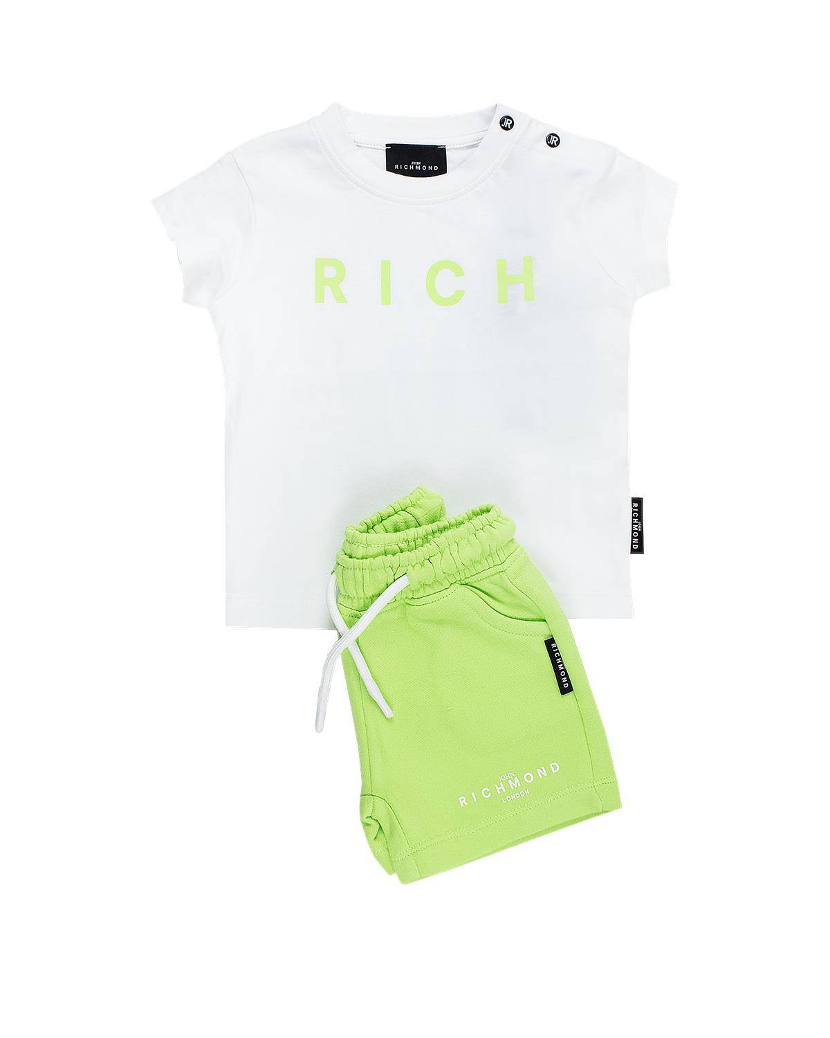 COMPLETO JOHN RICHMOND RIP25019CJ WHITE/TROPICAL-0