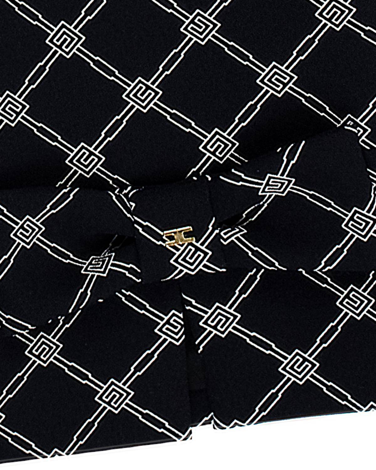 ABITO ELISABETTA FRANCHI EFAB589 AVORIO NERO-2