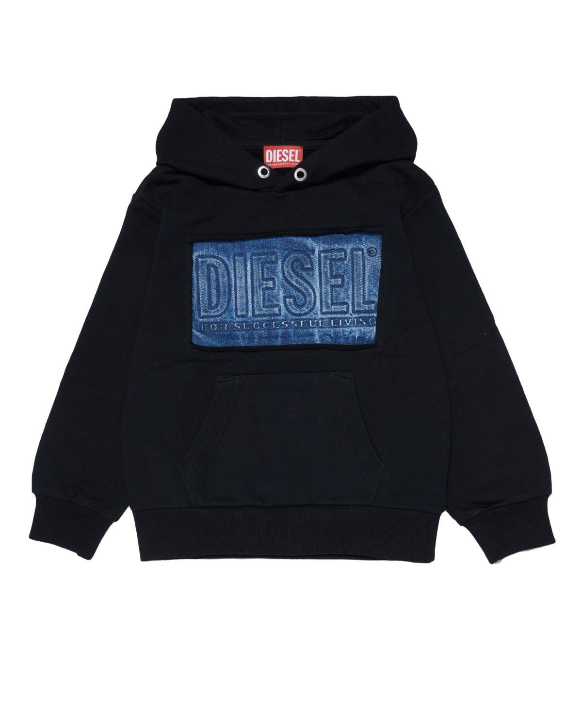 FELPA DIESEL J01208 GRIGIO MELANGE NUOVO-0