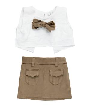 T-SHIRT U-E UE1765 FIORDILATTE