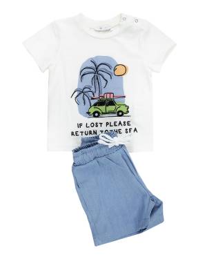 T-SHIRT U-E UEM0538 LATTE