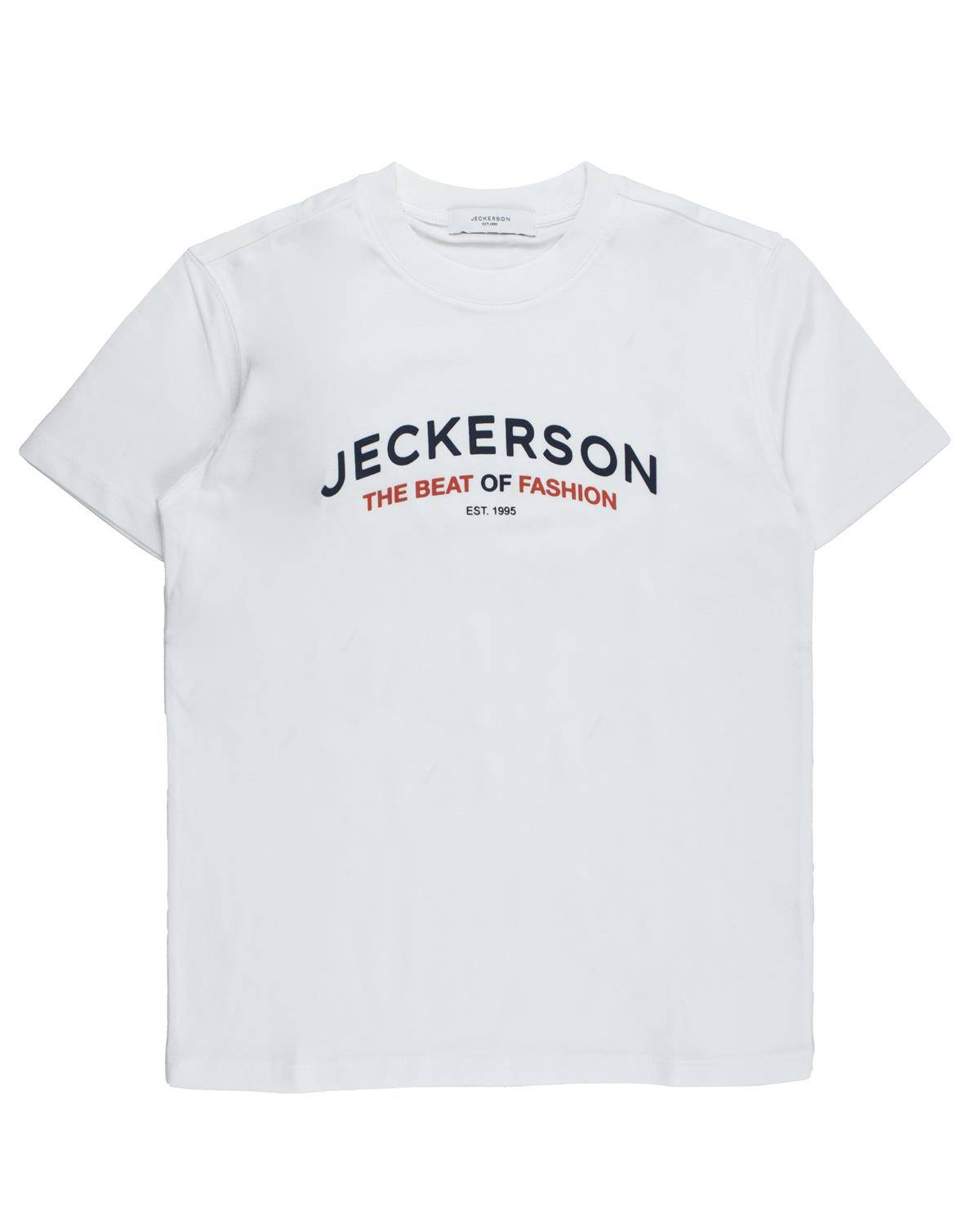 T-SHIRT JECKERSON 118TJMJS25 BIANCO-0