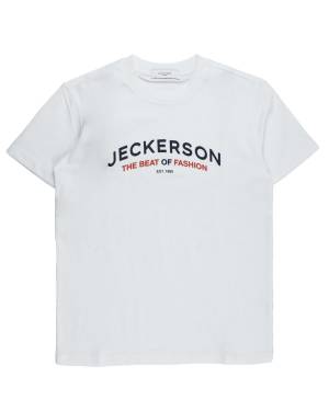 T-SHIRT JECKERSON 118TJMJS25 BIANCO