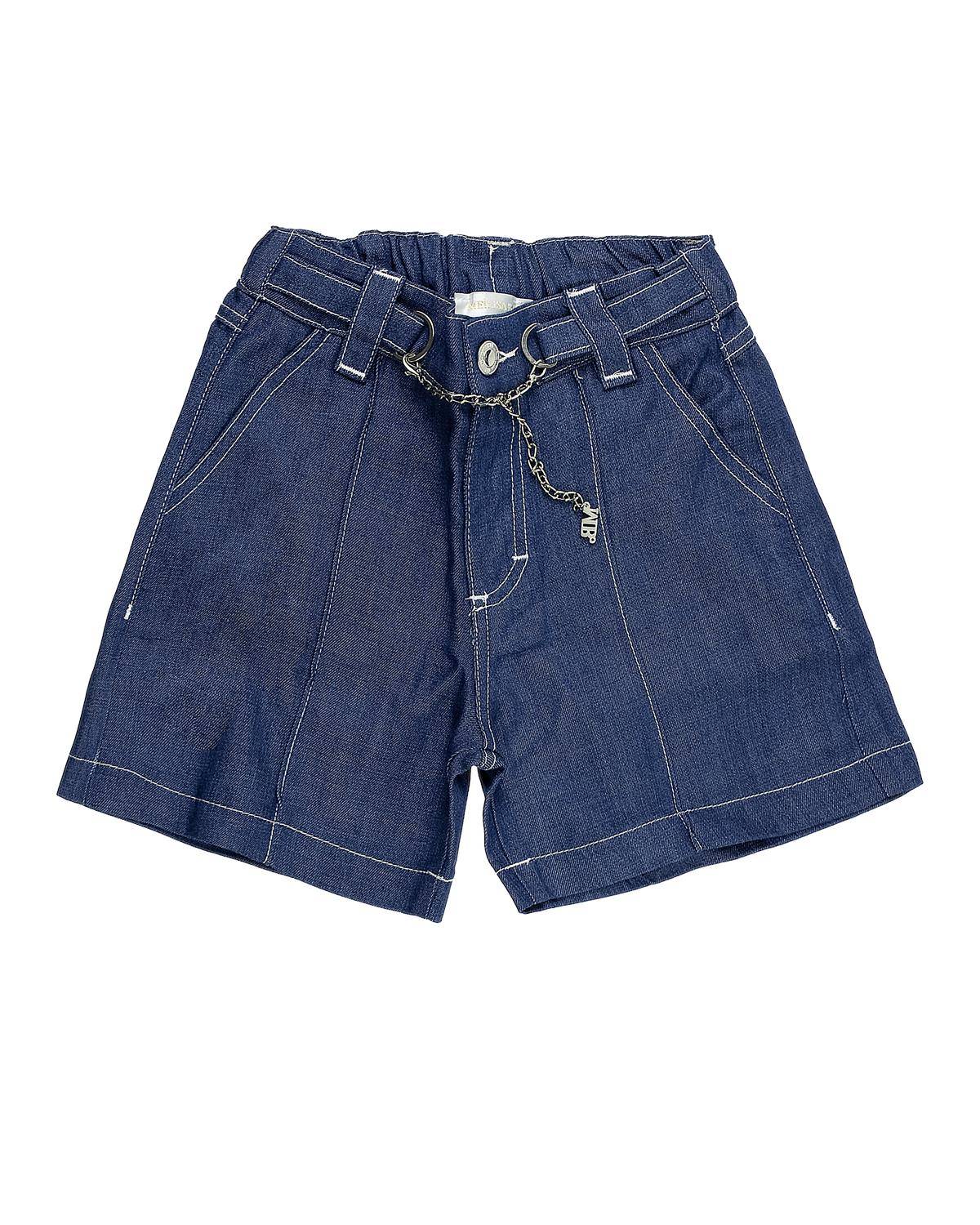 PANTALONCINO MEILISA BAI FL6390 DENIM-0