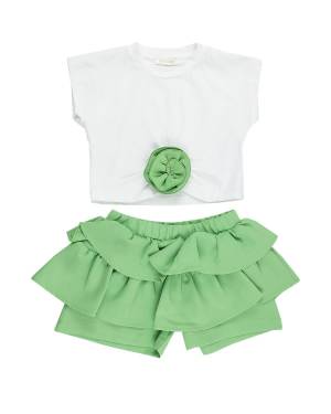 T-SHIRT MEILISA BAI FL6410 SETA- VERDE MENTA