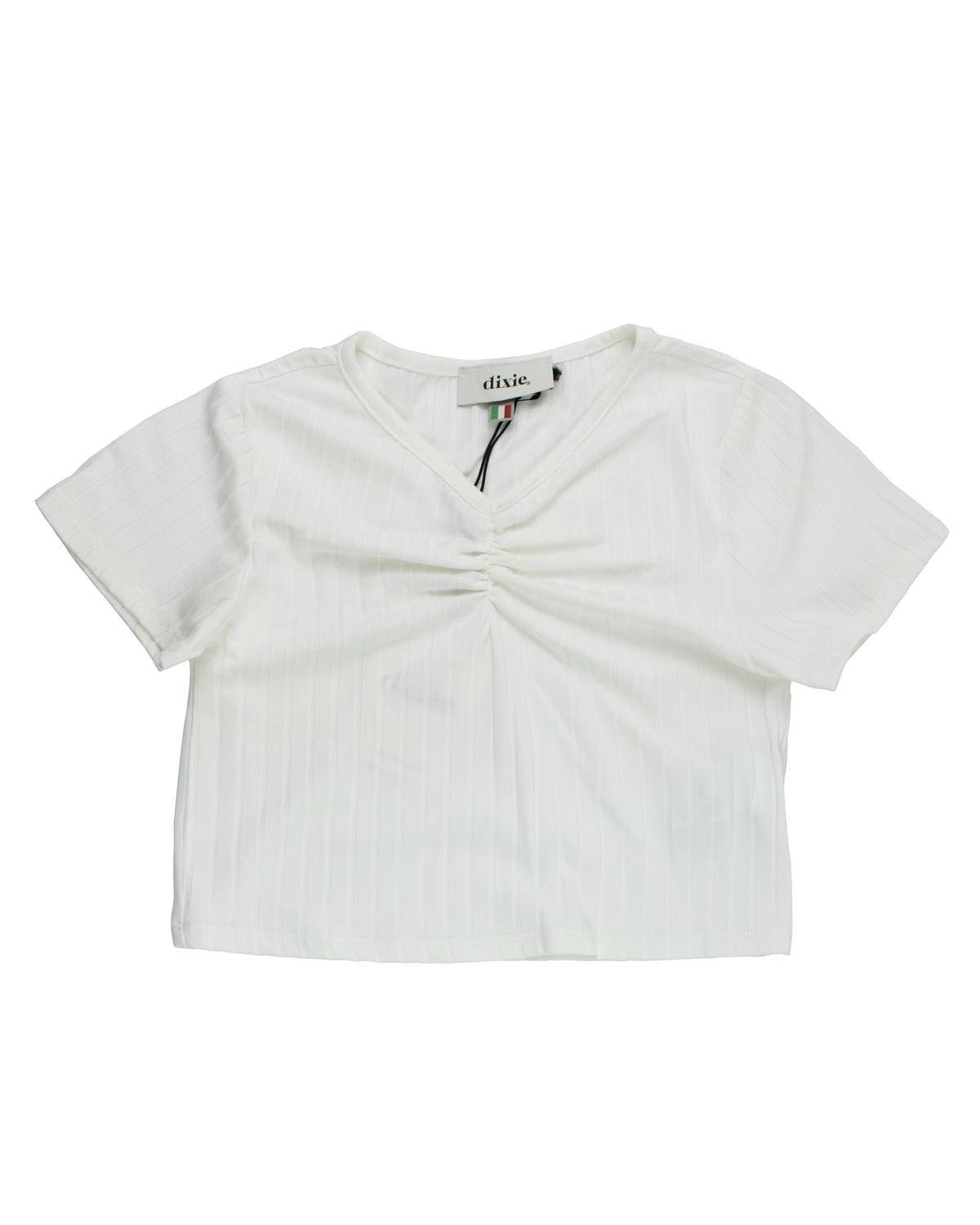 T-SHIRT DIXIE MBB4070G BIANCO LANA-0