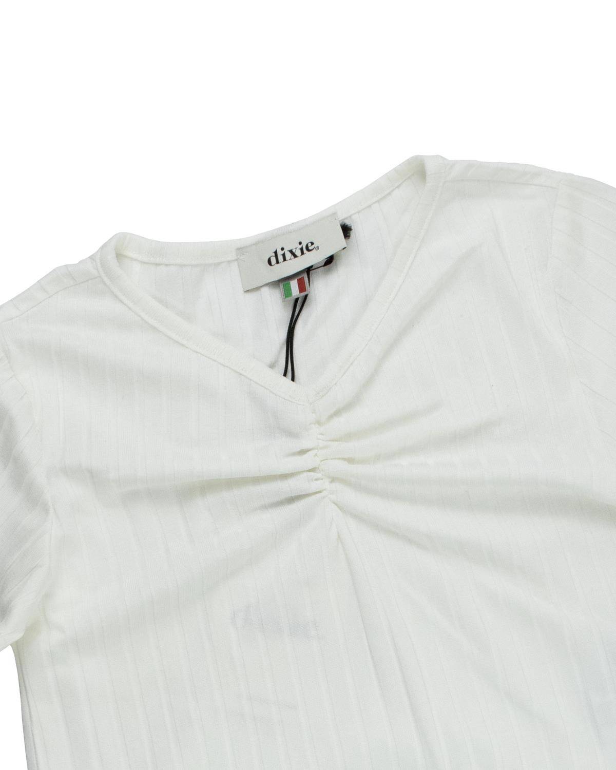 T-SHIRT DIXIE MBB4070G BIANCO LANA-2