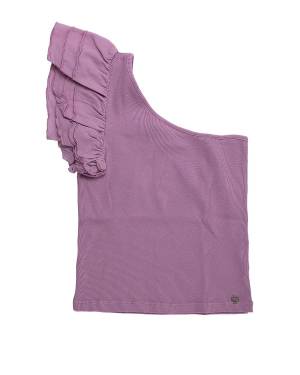 T-SHIRT PLEASE MO24072G ROSA FORTE